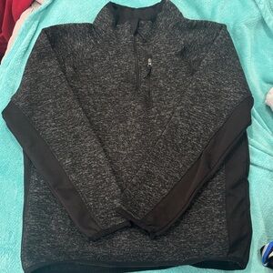 Beverly Hills Polo Club Charcoal Zip-Up Sweater
